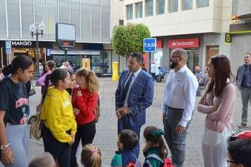 Telde protesta en silencio contra la violencia machista (Foto TA y Francisco Javier Santana)